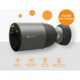 Ezviz BC1C - 4 MP Wi-Fi Bataryalı Bullet Kamera (H.265) 2K+ çözünürlük; 32GB eMMC; Çift yönlü konuşma; IP66; H.265; 270 gün pil; Renkli gece görüşü; İnsan algılama; Güneş paneli desteği; Wi-Fi 2.4GHz