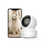 EZVIZ C6N 2MP 360° İç Mekan Wi-Fi Güvenlik Kamerası, Bebek Monitörü, Akıllı Hareket Takibi, Çift Yönlü Ses, Gece Görüşü