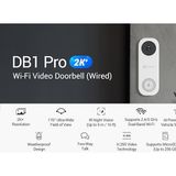 EZVIZ Cs-Db1 Pro 2k+ Wi-Fi Görüntülü Kapı Zili (H.265) 2K+ | 176° görüş | IR 5m | Dual-band | AI algılama | Hava dayanımı | Çift yönlü konuşma |