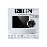 EZVIZ EP4 4K Akıllı Görüntülü Kapı Dürbünü 5.5'' Dokunmatik Ekran Yüz Tanıma AI İnsan Algılama PIR Çift Yönlü Konuşma 7100mAh 512GB IP54 Alexa Google | Fynix Teknoloji