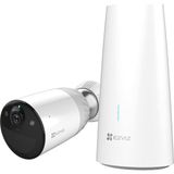 Ezviz Ezvız 1080P Kablosuz Pille Çalışan Kamera Seti, 1 Tabanlı Kamera, 365 Günlük Pil Gücü, Pır Hareket Algılama, Renkli Gece Görüşü, Iki Yönlü Ses, IP66 Hava Koşullarına Dayanıklı, Alexa Uyumlu, Bc1-B1