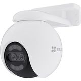 Ezviz Ezvız 4K Çift Lensli Kamera Dış Mekan Gözetimi, 30 M Renkli Gece Görüşüne Sahip Ptz Wlan Kamera, Aı Kişi/araç Algılama, Otomatik Takip ve Aktif Savunma, H80X