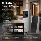 Ezviz Ezvız Video Kapı Zili "paket Geldiğinde Haberiniz Olsun" - Siyah - Beyaz