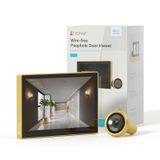 EZVIZ Gözetleme Deliği Kamera (Kapı Görüntüleyici Kamera) Kablosuz, 4,3 inç Monitör, 14 – 26 mm Delik, 35 – 105 mm Kapı Kalınlığı, 2,4 GHz Wi-Fi, 1080P HD Video, 90 Gün Pil, İç Mekan Renkli Ekran,