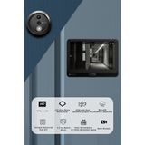 EZVIZ Hp4 Wi-Fi Akıllı Kapı Dürbünü ve Görüntüleyici Kamerası, Iki Yönlü Sesli, Micro SD Destekli