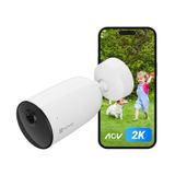 EZVIZ Kablosuz Pille Çalışan Güvenlik Kamerası Açık, Güneş Paneli, Akıllı İnsan Hareket Algılama, Renkli Gece Görüşü, 1080P, Hava Koşullarına, İki Yönlü Konuşma, H.265, SD Kart/Bulut Depolama (CB3 KIT