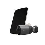 EZVIZ Şarj Edilebilir Güvenlik Kamerası, 1080P Kablosuz WiFi IP Kamera 210 Gün Pil Gücü, PIR Hareket Sensörü, Renkli Gece Görüşü, 2 Yönlü Ses, IP66 Hava Koşullarına Dayanıklı, 32GB eMMC, Güneş Paneli BC1C Kit