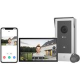 EZVIZ WiFi Görüntülü İnterkom Sistemi 1080P, 7 inç Renkli Dokunmatik Monitör, Video Zili Mizil, 2 Telli, Uzaktan Kilit Açma, Çift Yönlü Ses, Gece Görüşü, İnce Tasarım, CP5
