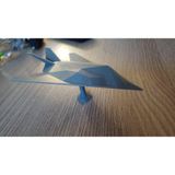 F-117 Savaş Uçağı Modeli Siyah Renk 15 CM Ev Ofsi Dekoratif Obje