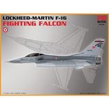 F-16 Fighting Falcon Plastik Uçak Maket Kiti 1/72 - (DipCamo)Charcoal-White
