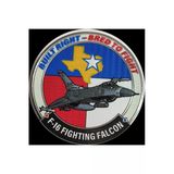 "F-16 Figting Falcon" Patch Arma 9.5 Cm 3D, 2025 Yeni Model Tip Cırtlı,
