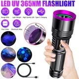 F.B.I F-365 UV 20 W Şarjlı 26650 Pilli Profesyonel El Feneri