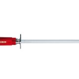 F. Bileme çeliği DICKORON classic (bıçak uzunluğu 30 cm, bileme çeliği, aşçı bıçağı için bileme aleti, bileme taşı, sertlik 65° HRC) 75981300, gri, 47 cm