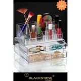 F Blackstone 2 Katlı Çekmeceli Makyaj Düzenleyici Organizer Set