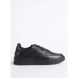 F By Fabrika Siyah Erkek Deri Sneaker GOMA