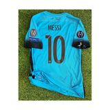 F.c Barcelona Lionel Messi 2015/16 Sezonu Özel Nostalji Forması (Turkuaz)