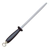 F. Ev tipi bileme çeliği (bıçak uzunluğu 20 cm, bileme çeliği, bıçak şekli yuvarlak, aşçı bıçağı için bileme aleti, bileme taşı, sertlik 65° HRC) 78111200