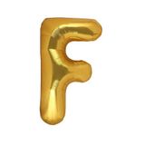 F Harf Gold Folyo Balon 32-34 Inc 82 cm