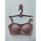 F.K. Lazer Kesim Askısı Çıkarılabilir Straplez Vizyon Pembe Sütyen -1240 - Vizon - Pembe - 95B