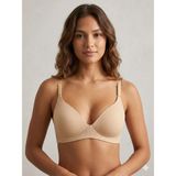 F.k Lazer Kesim Dolgulu Push Up Sütyen - 85B - Ten Melanj