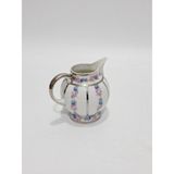 F. Legrand Limoges Çiçek Desenli Porselen Süt Sürahisi 12X10X9CM - Çok Renkli - --
