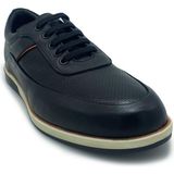 F.Marcetti Siyah Tokyo Deri Ayakkabı Erkekler İçin Rahat Tabanlı Şık Tasarım