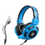 F05 PS4 PS5 XBOX Bilgisayar Gaming Oyuncu Kulaklığı Mikrofonlu Kulaklık 2 Metre Kablo (Mavi)