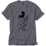 F1 Charles Leclerc Ferrari Gri Tişört