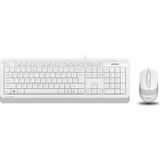 F1010 Q USB Türkçe Fn-Multimedya Klavye+Optik 1600DPI Beyaz Mouse Set