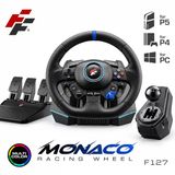 F127 Monaco Yarış Direksiyonu Seti, P4, P5 Ve Pc Uyumlu