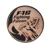 F16 FIGHTING FALCON Deri PEÇ - Arma - Askeri Patch