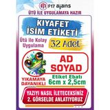 F17 Ajans Kurbağa Temalı Okul Kıyafet Etiketi Isme Özel Tekstil Baskı