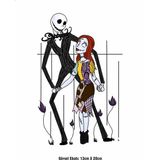 F17 Ajans Ölü Gelin Corpse Bride Ütü ile Yapışan Tekstil Dtf Baskı