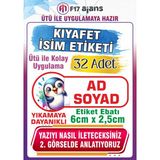 F17 Ajans Penguen Temalı Okul Kıyafet Etiketi Isme Özel Tekstil Baskı