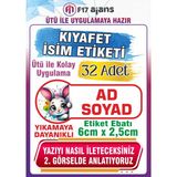 F17 Ajans Tavşan Temalı Okul Kıyafet Etiketi Isme Özel Tekstil Baskı