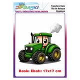 F17 Ajans Traktör Ütü ile Yapışan Tişört Tekstil Baskı