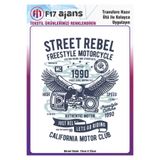 F17 Ajans Ütü Ile Yapışan Tekstil Dtf Baskı Görseli Street Rebel