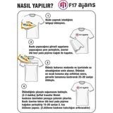 F17 Ajans Ütü ile Yapışan Tekstil Dtf Transfer Baskı Sweet
