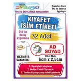 F17 Ajans Ütü İle Yapışan Unicorn Temalı Okul Kıyafeti Etiketi İsme Özel