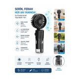 F2 Su Buharı Püskürtmeli Mini Fan Taşınabilir Sulu Buharlı El Vantilatörü Su Hazneli Mini Fan Boyun Askı İpli Mini Klima
