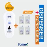 F210 Köpük Sabun Aparatı Beyaz 1000 ml +F116 Köpük Sabun 1000 ml Standart 4 Adet