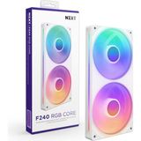 F240 Rgb Core Tek Çerçeve Fan Ünitesi, 240MM, 2x 120MM Rgb Fan Dahil, Hız ve Aydınlatma Kontrol