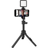 F3 Mini Tripod & Selfie Çubuğu – 2'si 1 Arada, Bluetooth Uzaktan Kumanda, 75 cm Uzayabilen, 2,5 kg Taşıma Kapasiteli, Telefon & Kamera Uyumlu