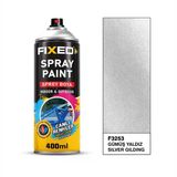 F3253 Sprey Boya Akrilik - Gümüş Yaldız Efekt 320 Gr 400 Ml