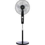 F49 Siyah 16 Inç 50W 4 Kademe 5 Pervane Döner Başlıklı Vantilatör