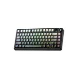 F75 Max Mekanik RGB TKL Reaper Switch Kablosuz Makrolu Hot Swap Klavye Desenli Siyah