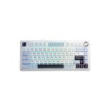 F75 Mekanik RGB TKL Ice Vein Switch Kablosuz Makrolu Hot Swap Klavye Lacivert