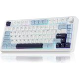 F75 Mekanik Rgb Tkl Reaper Switch Kablosuz Makrolu Hot Swap Klavye Lacivert - Standart - Çok Renkli