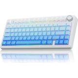 F75 Mekanik Rgb Tkl Seiya Switch Kablosuz Makrolu Hot Swap Klavye Gradyan Mavi