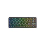 F87 PRO Mekanik RGB TKL Kayhua İntelligent Switch Kablosuz Makrolu Hot Swap Klavye Desenli Siya